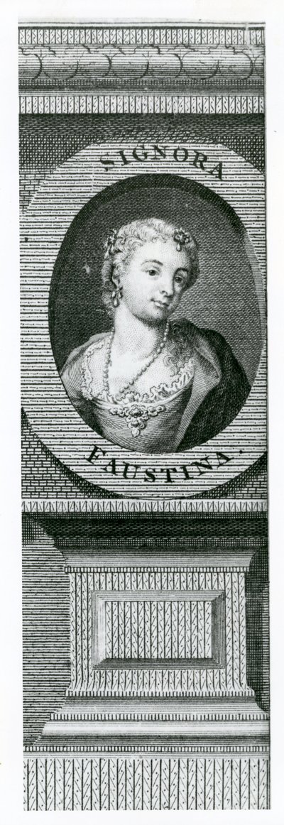 Faustina Bordoni by Enoch Seeman